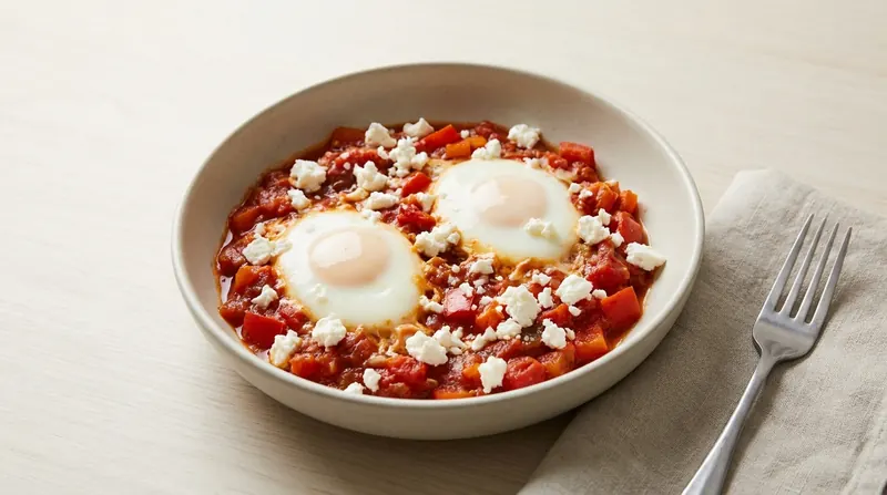 Shakshuka with feta